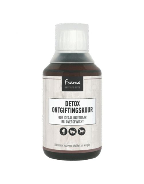 Frama Detox Ontgiftingskuur - Supplement - 250 ml Hond-Kat-Paard