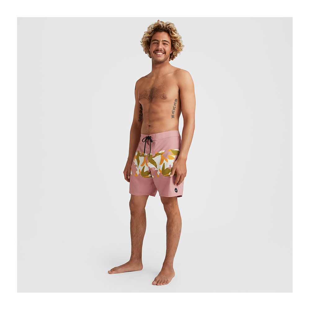 O'Neill HYPERFREAK CAMORRO 17'' - Boardshort Homme green art flower