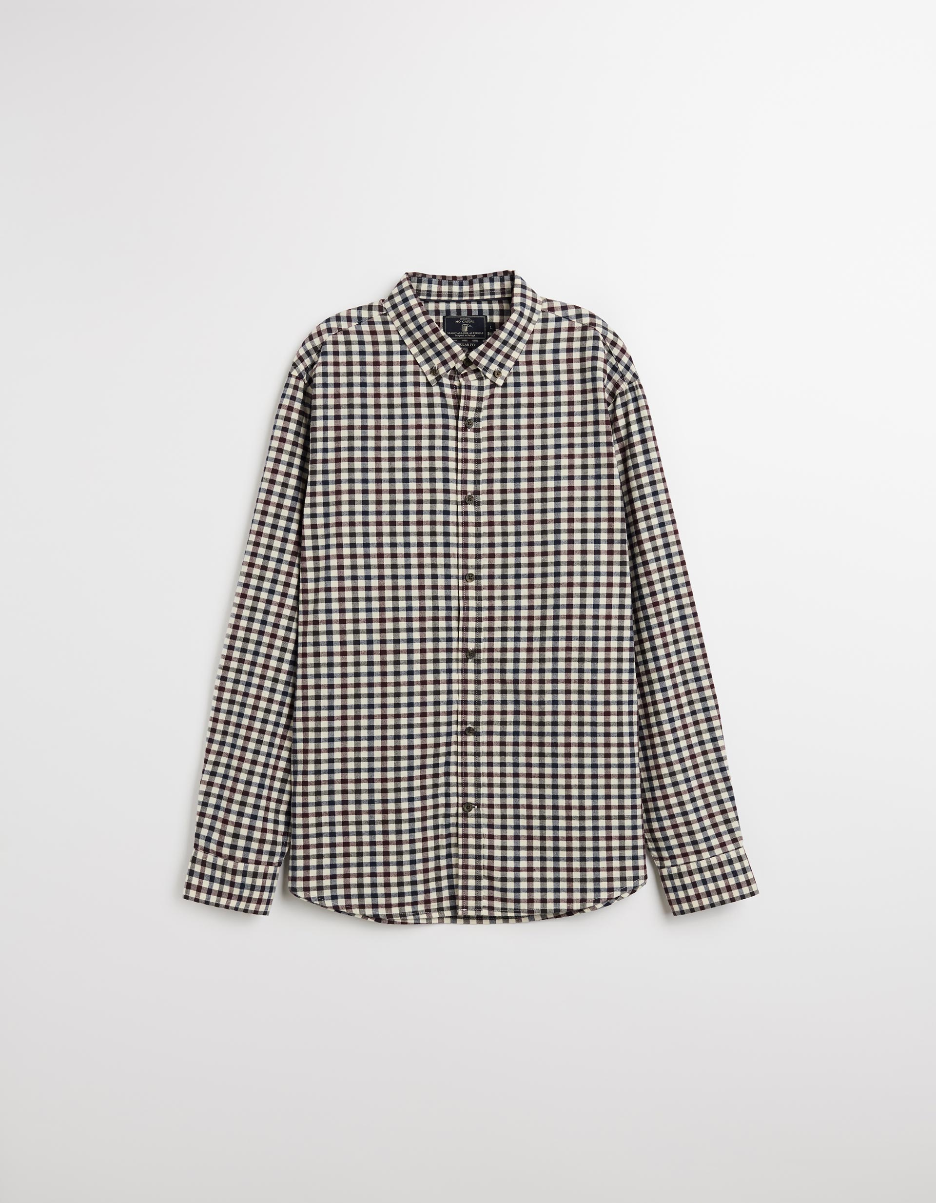Camisa de Xadrez, Homem, Azul Escuro