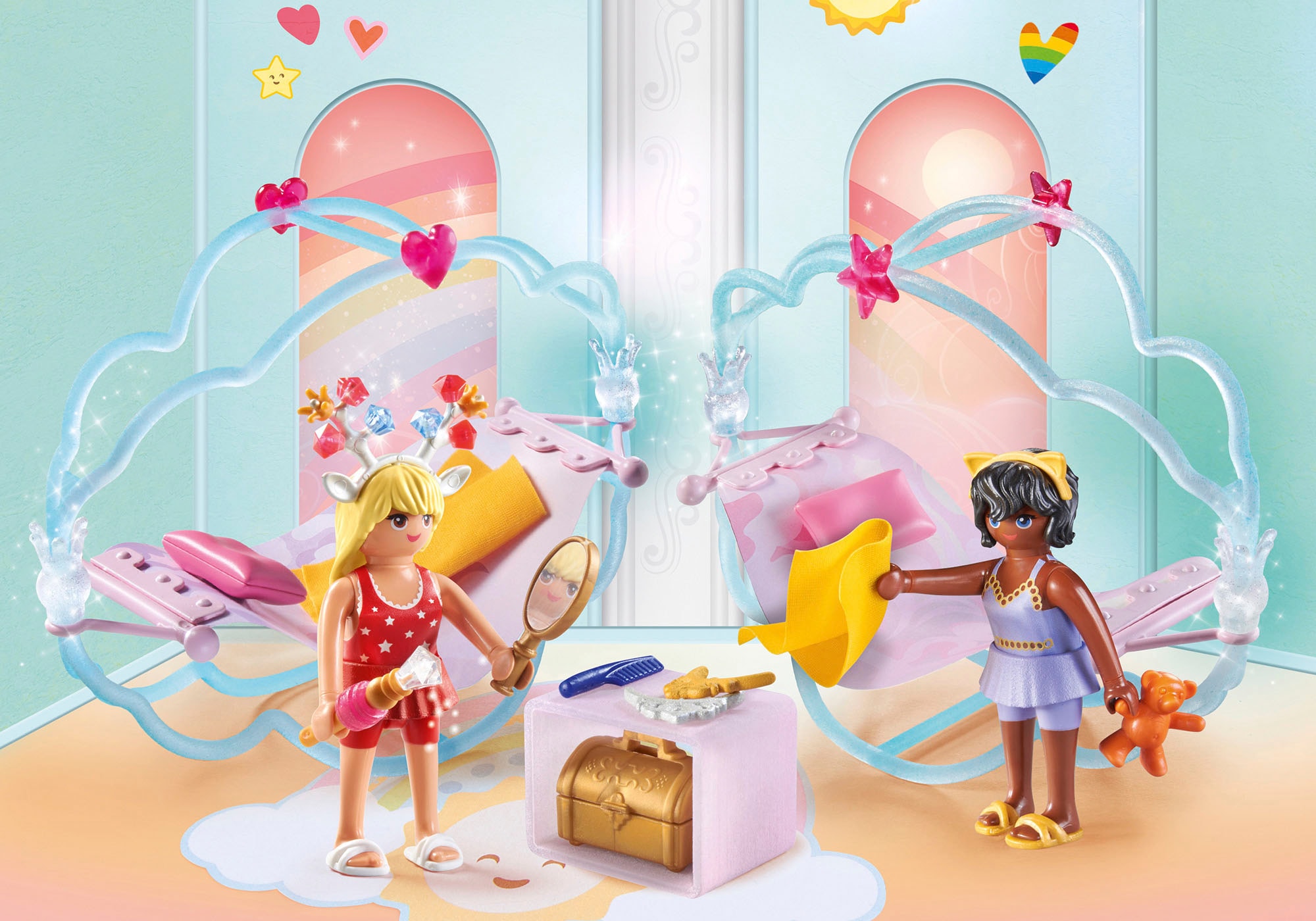 Playmobil® Konstruktions-Spielset »Himmlische Pyjamaparty (71362), Princess Magic« Made in Europe
