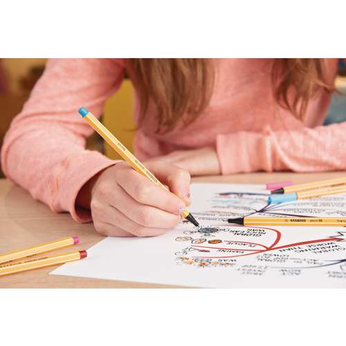 STABILO® point 88® Fineliner 15er-Set, inkl. 5 Neontönen