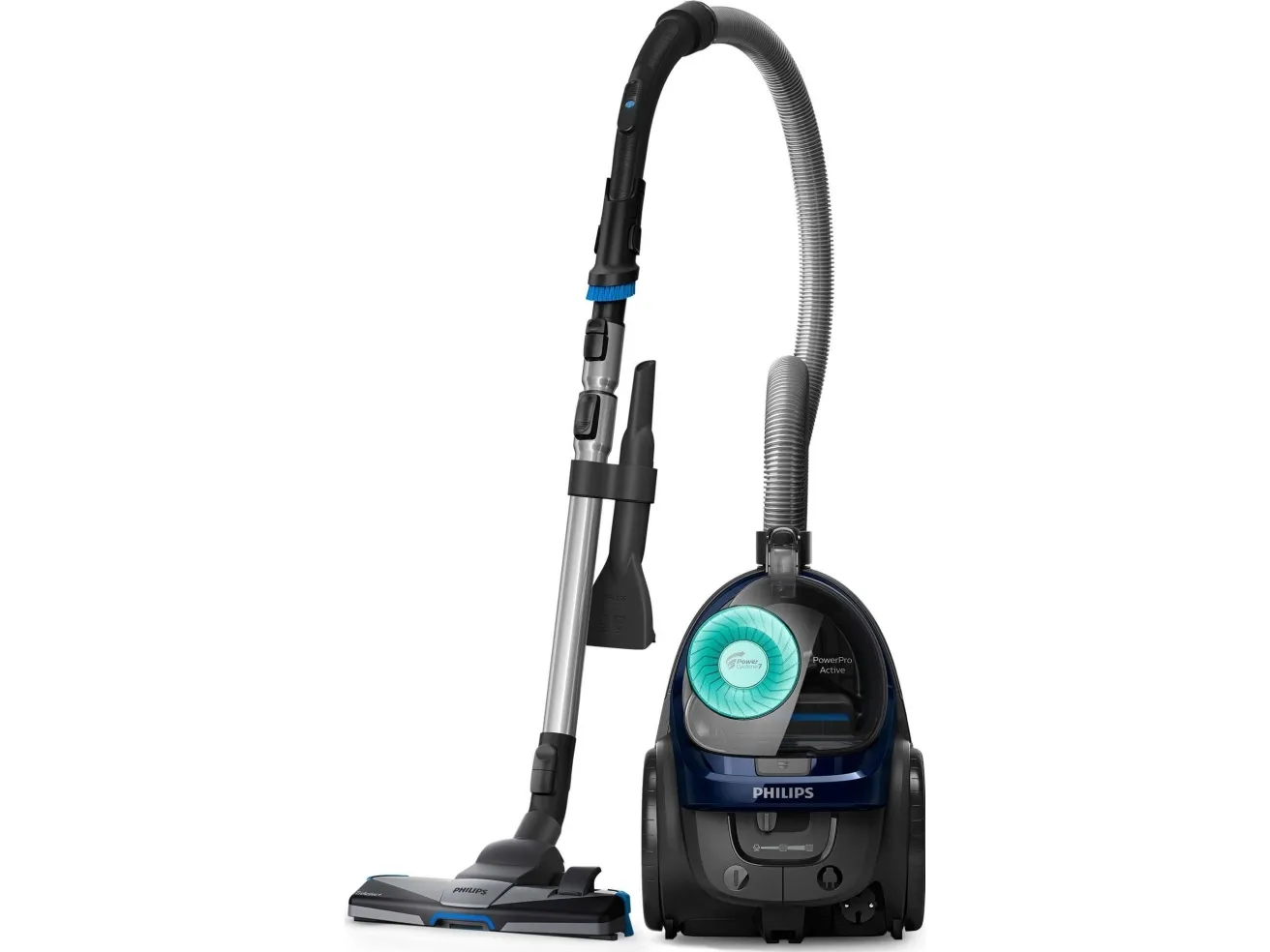 Philips PowerPro Active FC9556 - Støvsuger - beholder - uden pose - louros-blå
