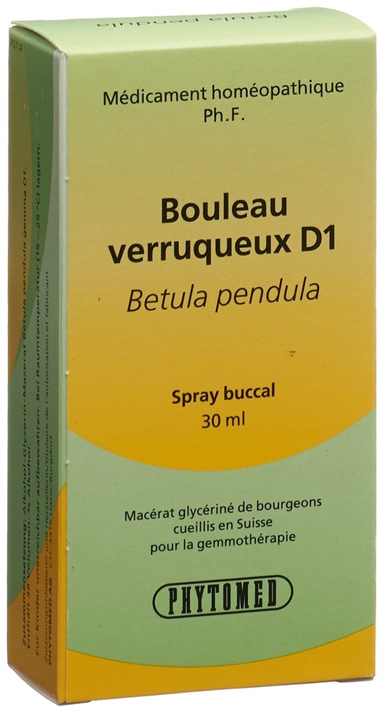 PHYTOMED Betula pendula liq 1 D Spr 30 ml