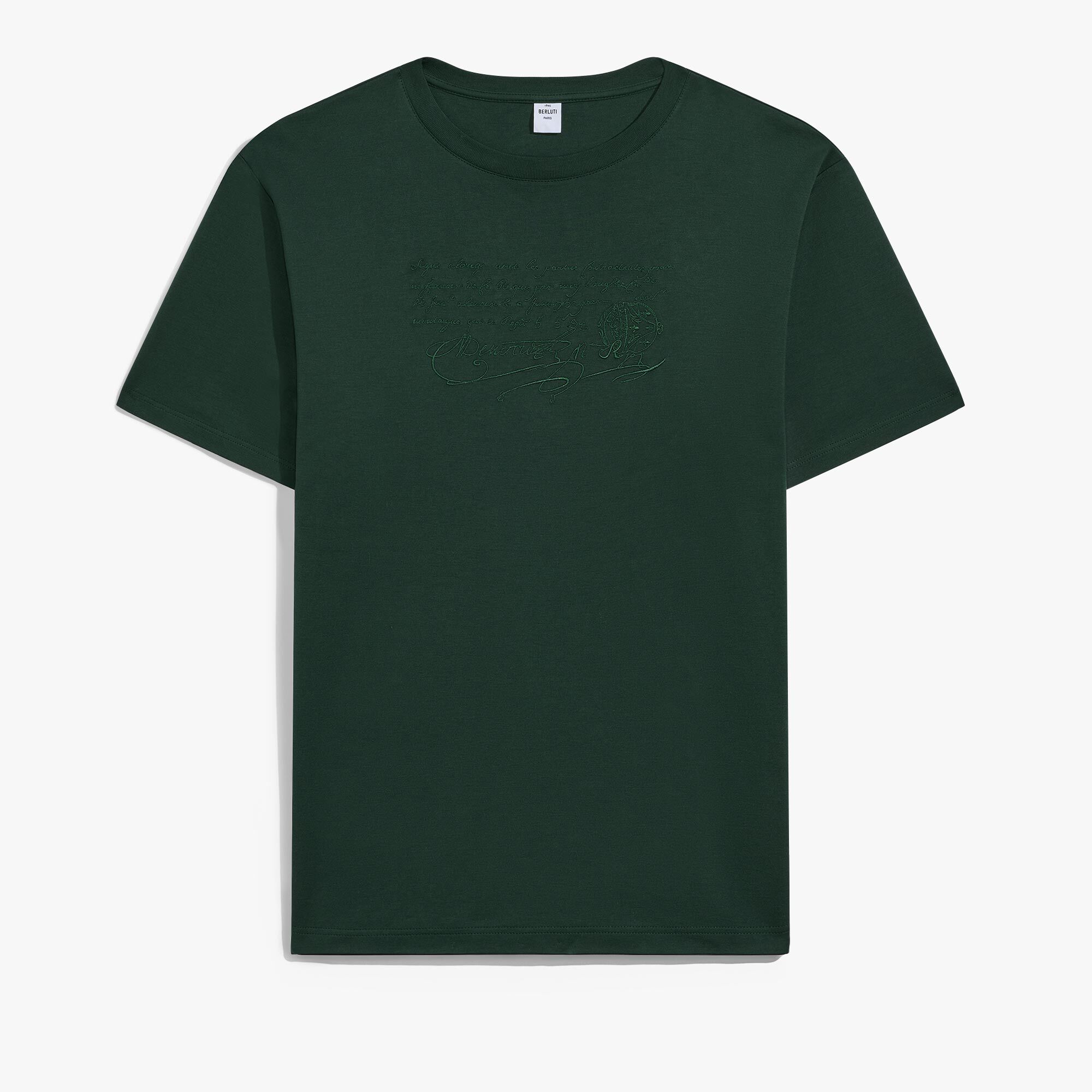 T-Shirt Avec Broderie Scritto