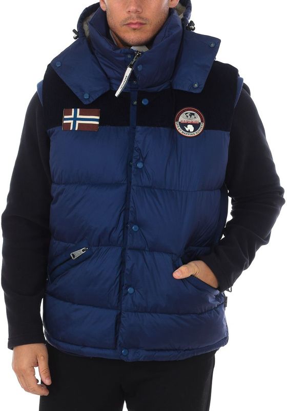 ANTERO - Gewatteerd Binnenvest - Corduroy - Mannen - Zwart