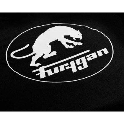 T-Shirt Furygan CORPO TS LOGO - Noir / Blanc