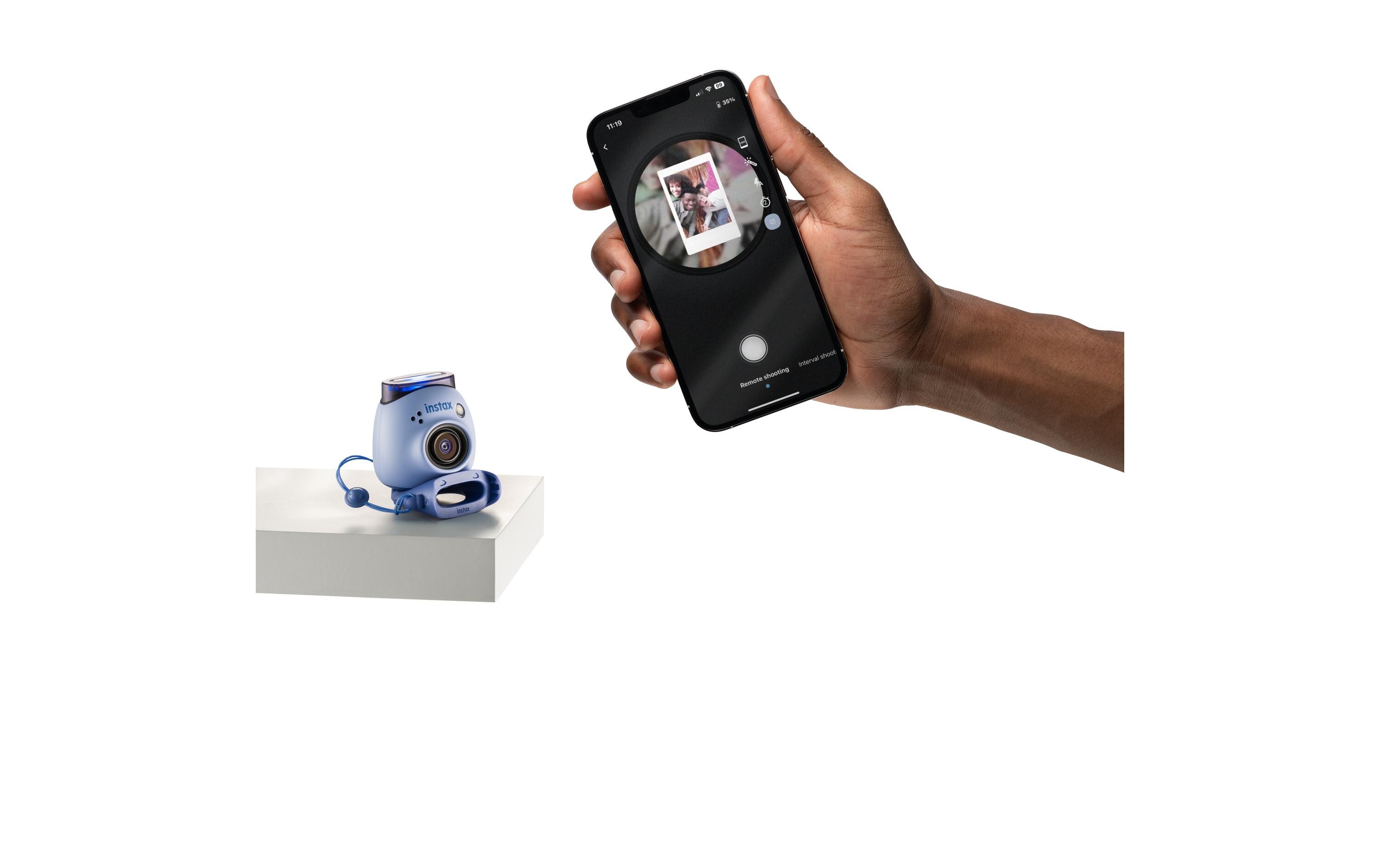 Fotokamera Instax Pal BlauDamit sich kleine Momente gross fühlen