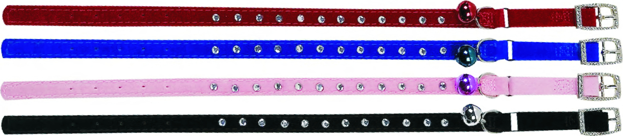 Flamingo f-506942 - Collier Surprise avec Strass et Clochette