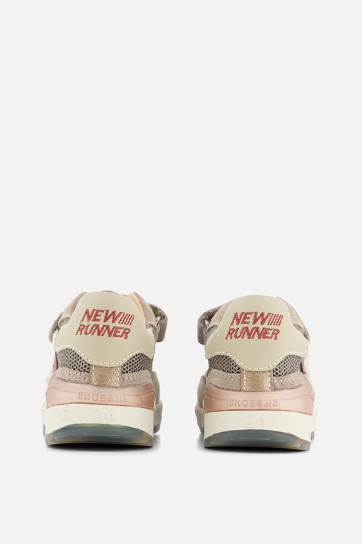 Shoesme Trainer Sneakers grijs Leer