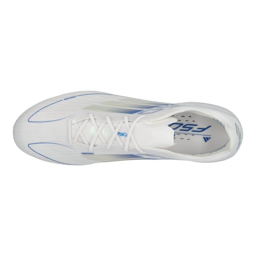 adidas F50 Elite FG Polar Victory - Blanc/Argenté/Bleu
