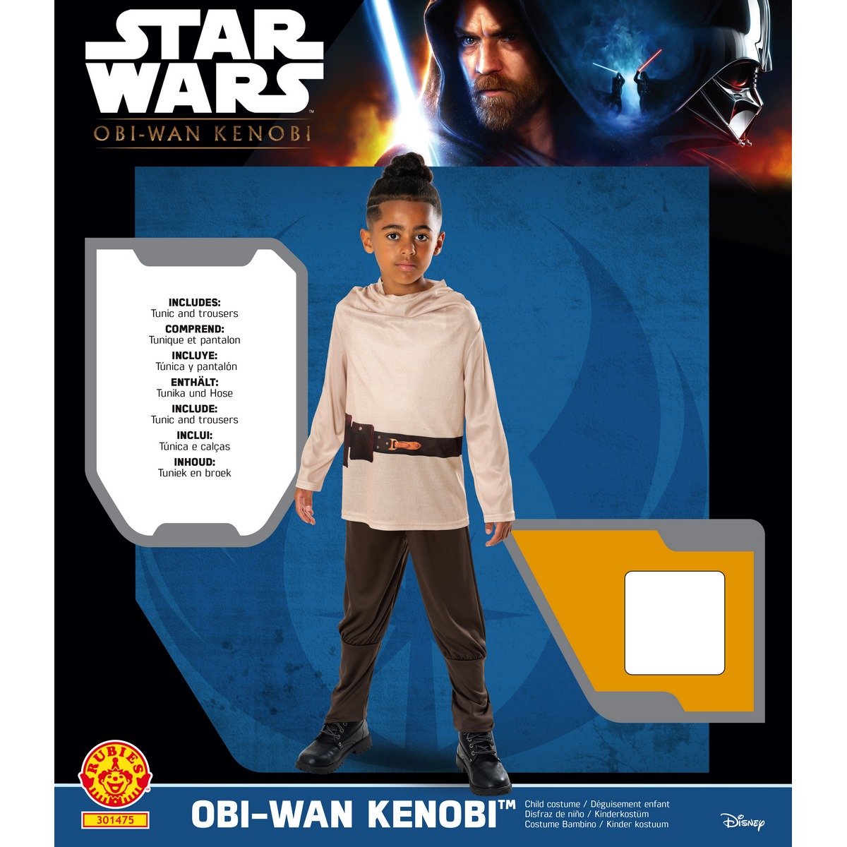 Déguisement Obi-Wan Kenobi taille 5-6 ans
