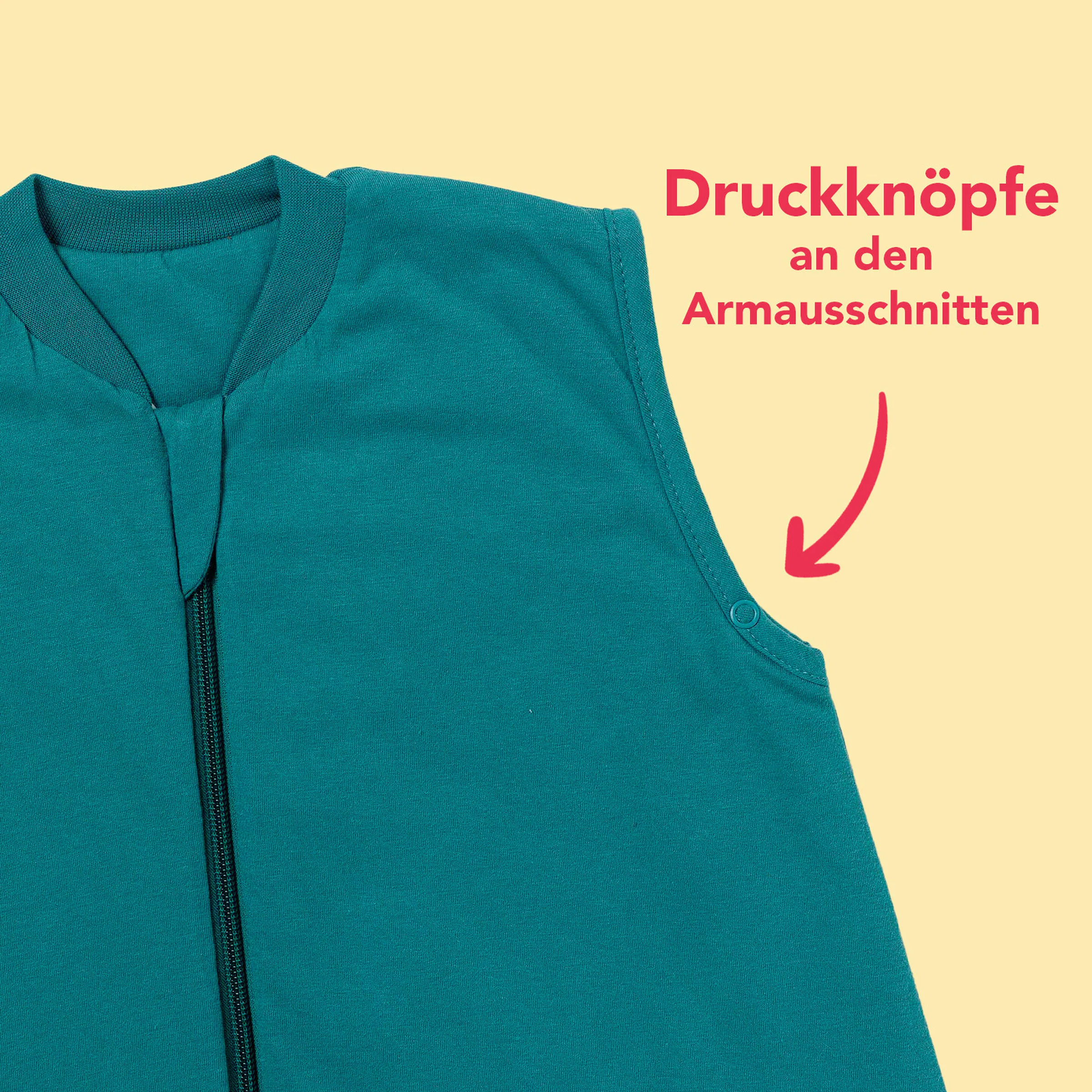 schlummersack Schlafsack ohne Füßen 2.5 Tog Petrol