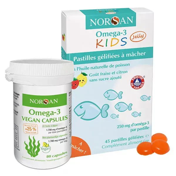 Pacote mais vendido da Norsan com versão vegana.