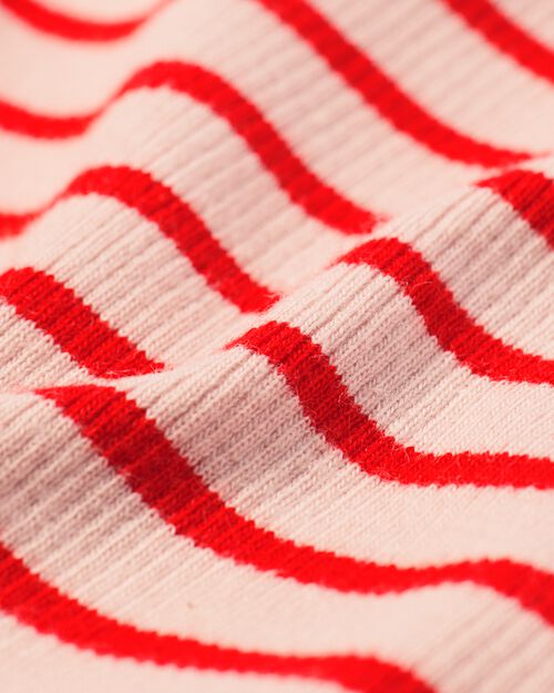 t-shirts côtelés pour bébé - 2 pièces rose pâle