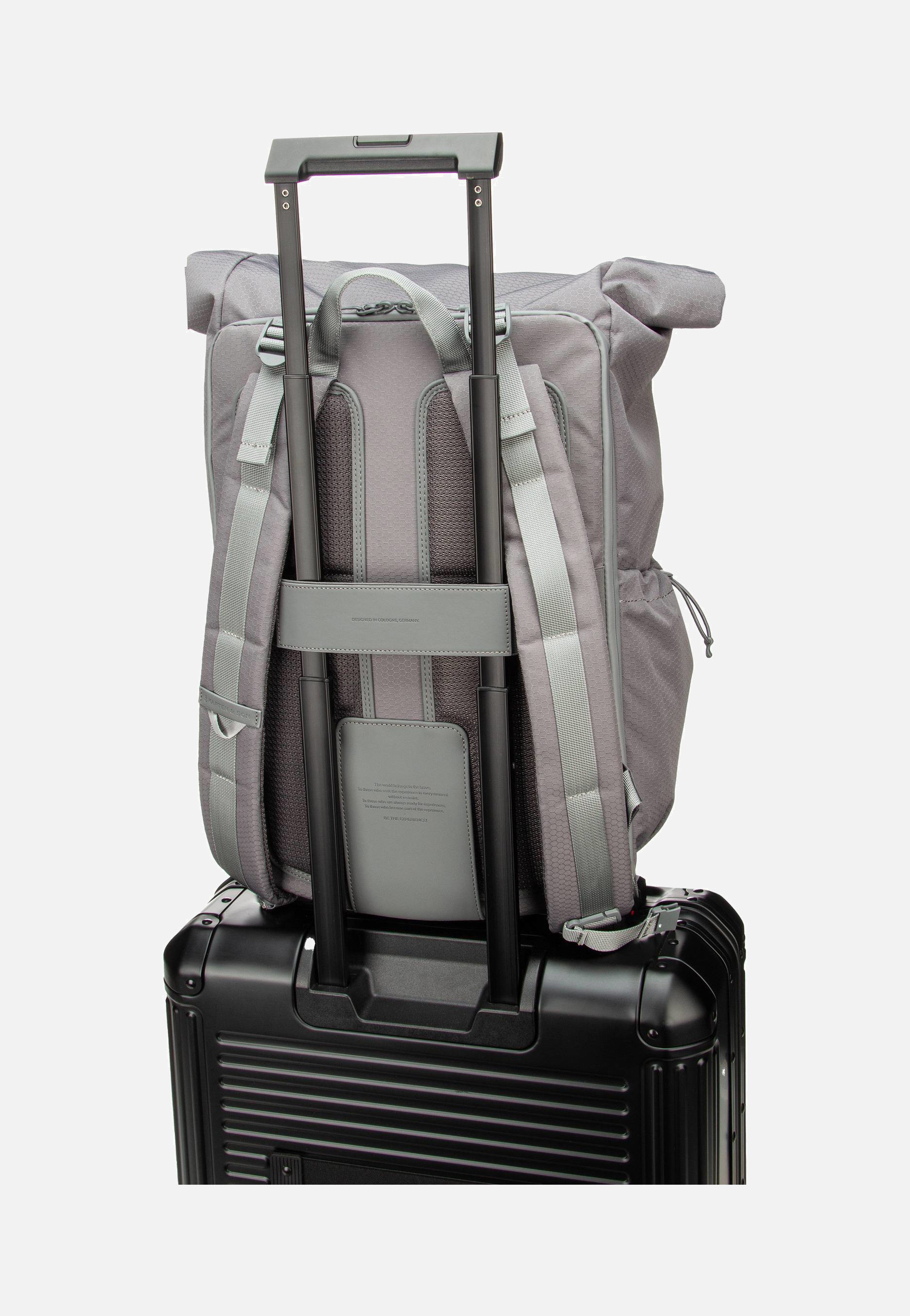 Banff Stone Grey - Rolltop Rucksack
