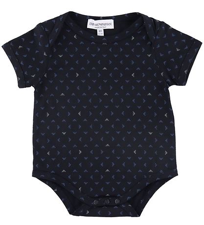 Emporio Armani Bodys k/ä - 2er-Pack - Aquile Blu