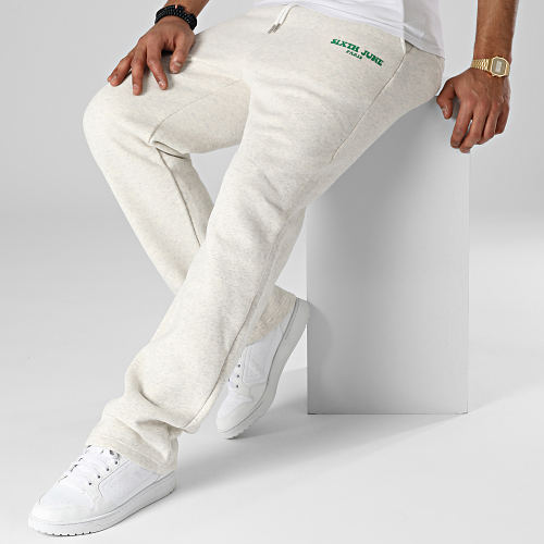 Pantalon Jogging M22975PPA Gris Clair Chiné