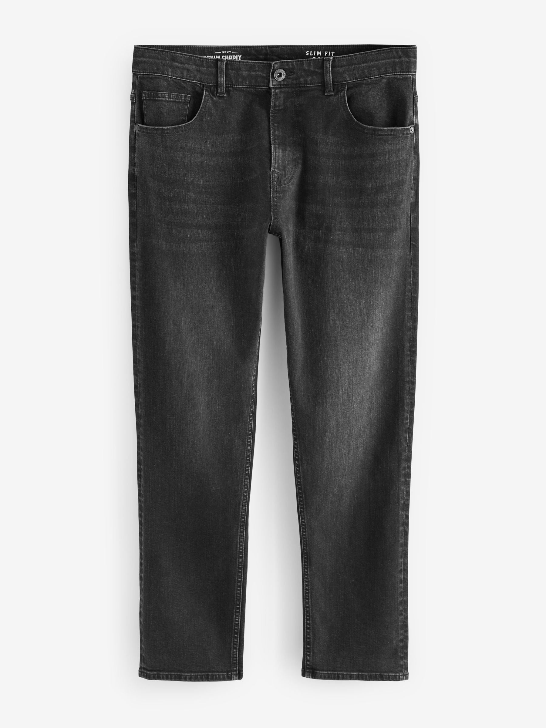 Zwart - Enkele - Slim fit klassieke stretchy jeans