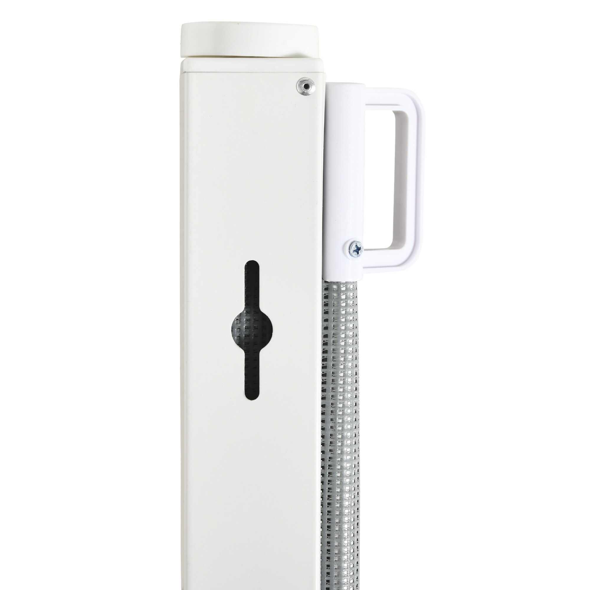 PawHut Hunde-Trennwand mit automatischer Aufrollenfunktion grau 5,5–115L x 5,5B x 82,5H cm