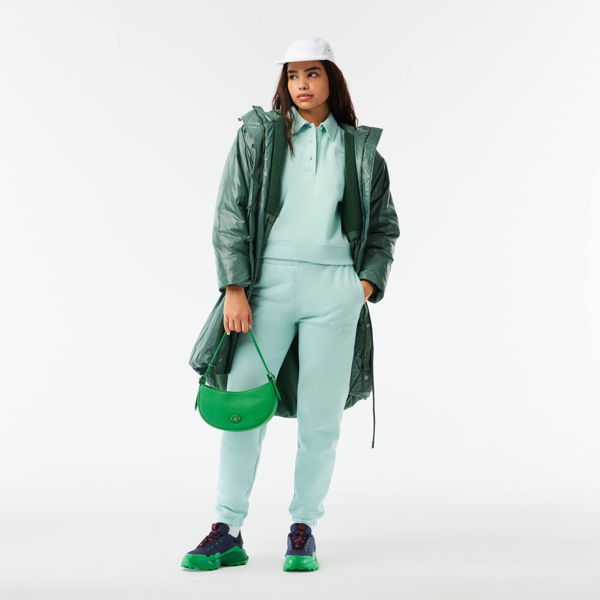 Jogginghose mit Stickerei Traningshosen - Grün - Lacoste - Damen