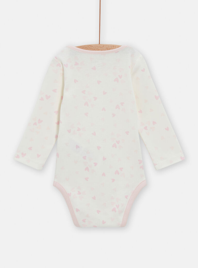 Lot de 2 body manches longues imprimés pour bébé fille