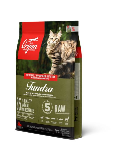Orijen Whole Prey Tundra Cat Geit&Zwijn - Kattenvoer