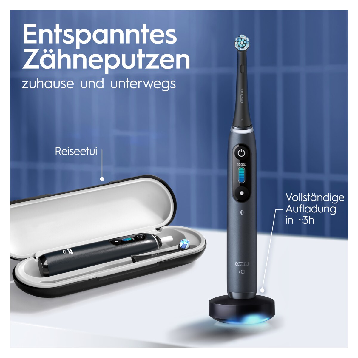Oral-B iO Series 8N Black Onyx elektrische Zahnbürste