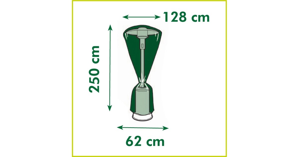 NatureTuinmeubelhoes voor terrasverwarmer afdekking  (Zwart, 6030619)