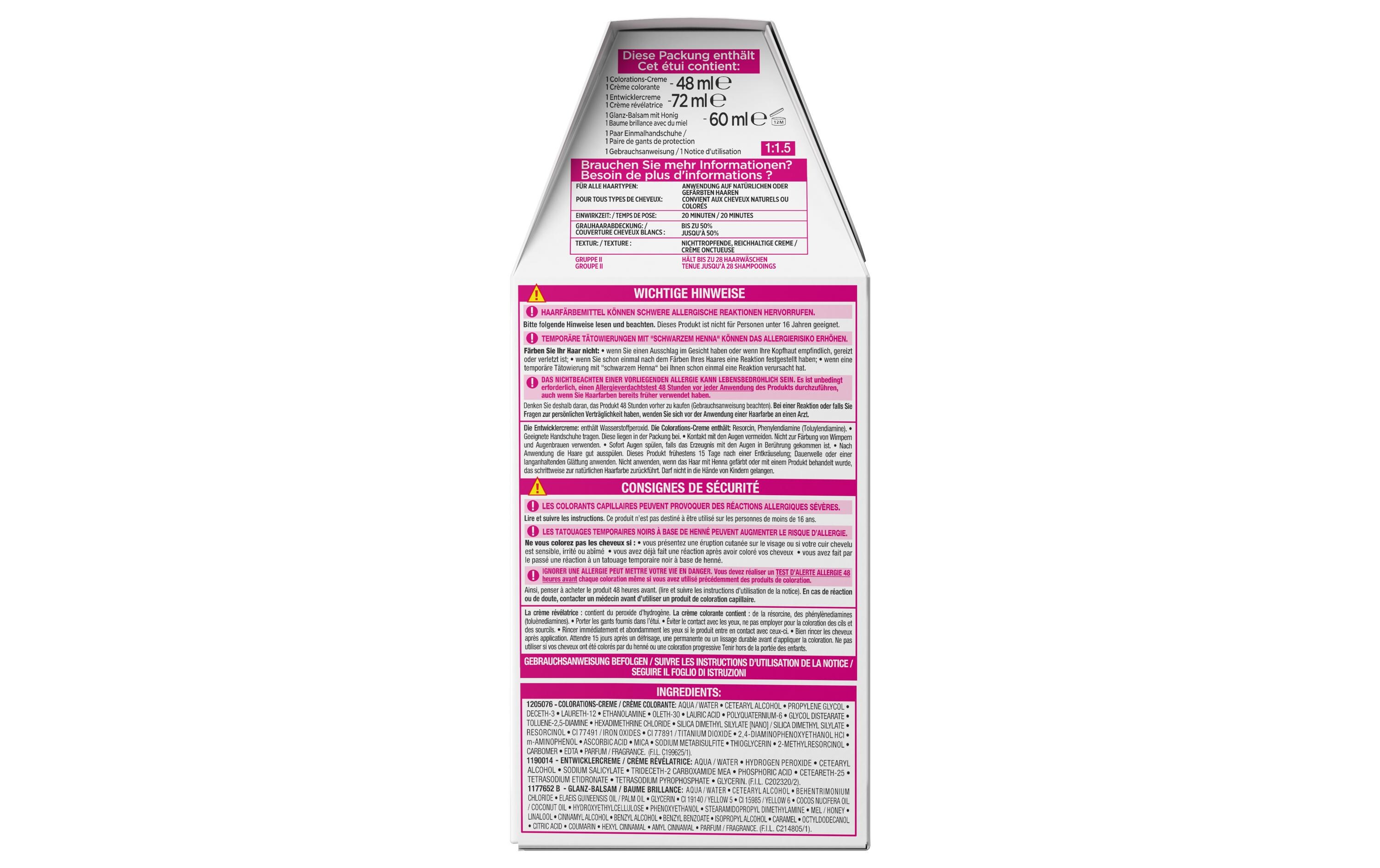 Casting Crème Gloss 400 BraunSemi-permanente Haarfarbe