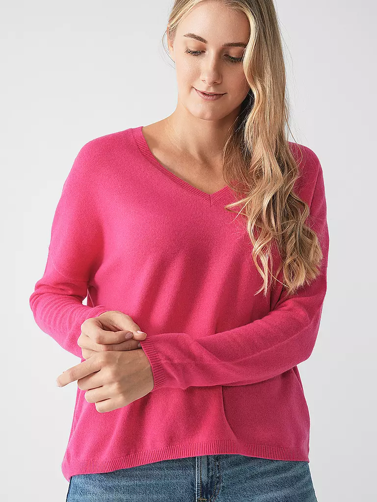 LES TRICOTS DE LEA Kaschmirpullover MONJAKOE pink