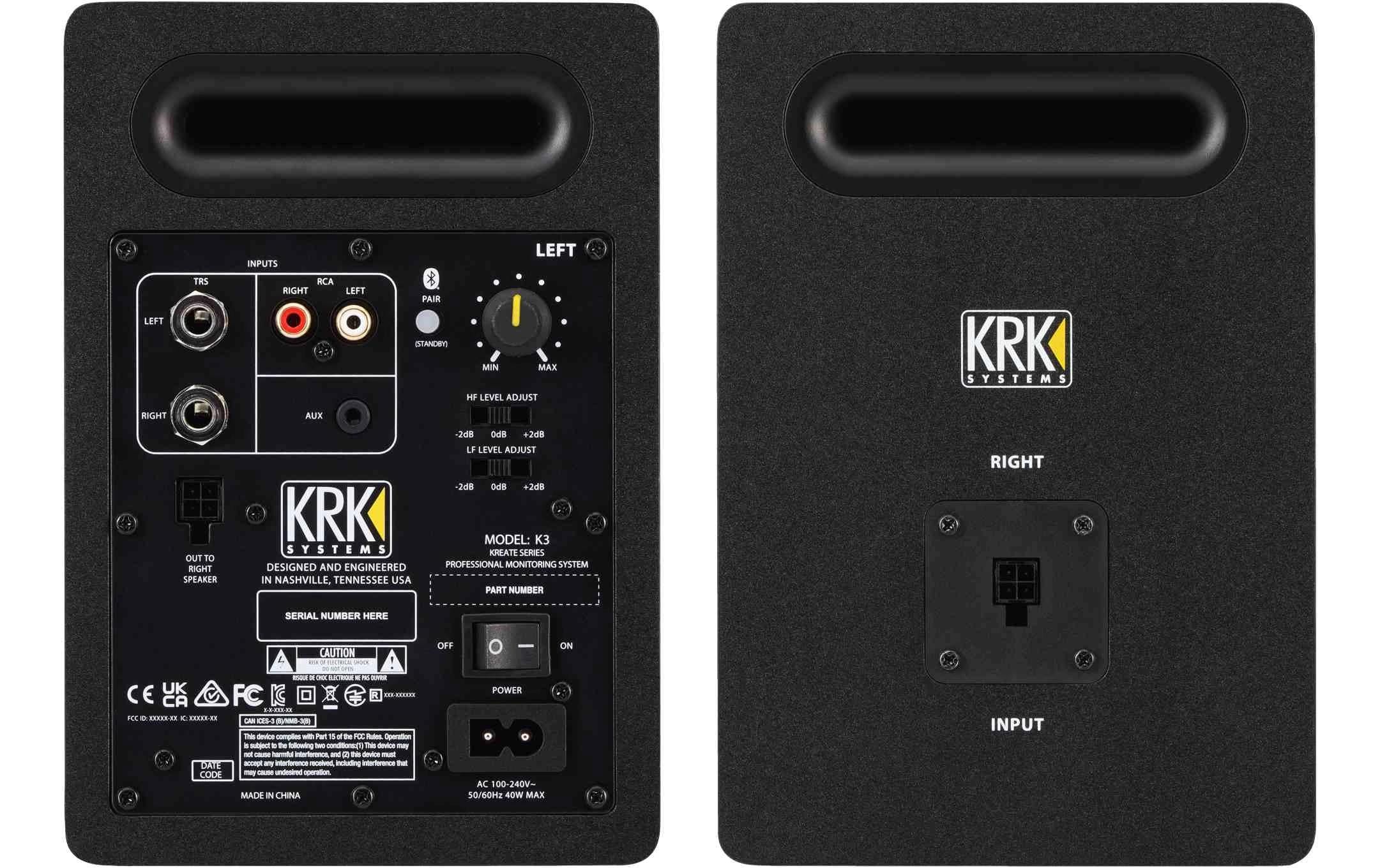 Studiomonitore Kreate 3 Schwarz<br>Aktives 3