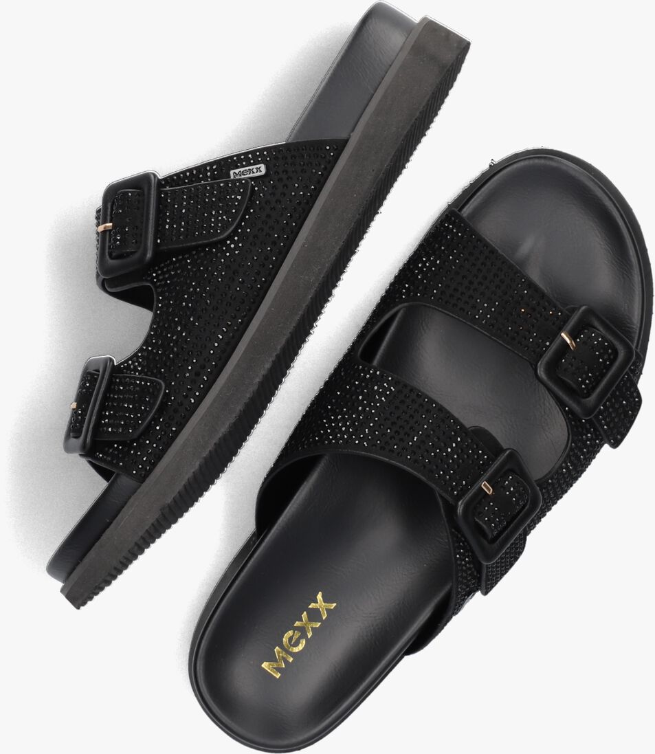 MEXX zwarte mexx slippers noraia