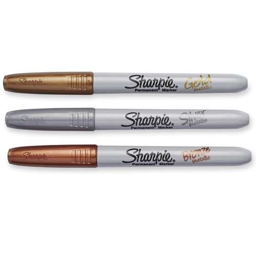 Sharpie Permanent-Marker, Metallic-Set