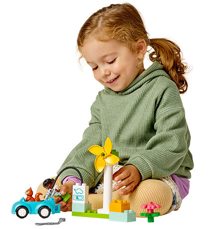 LEGO? DUPLO - Vindm?lle og elbil 10985 - 16 Dele