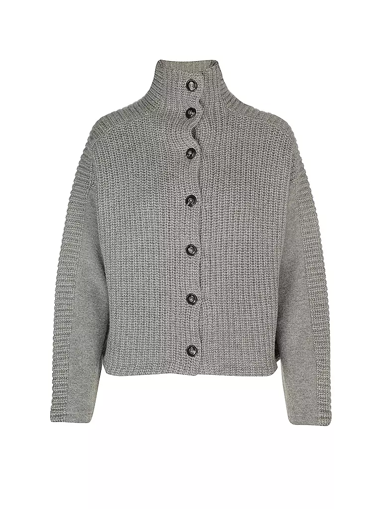 STAPF Strickjacke Relaxed Fit CATERINA grau