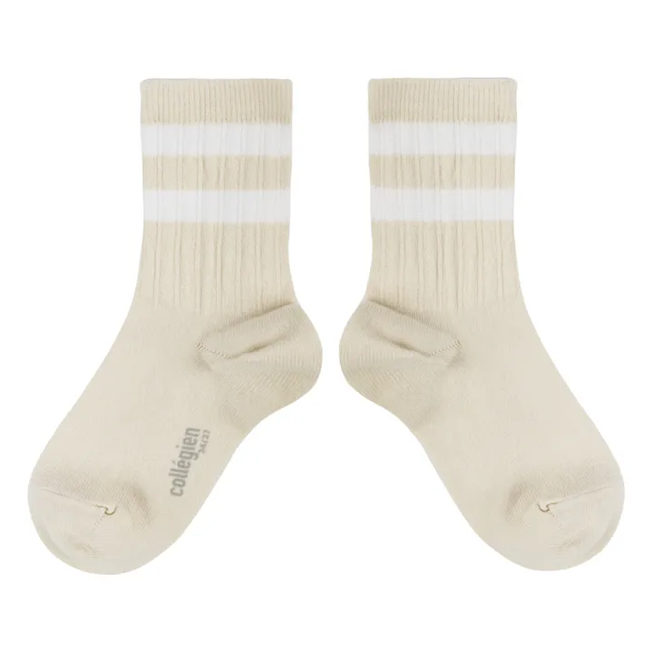Collégien Chaussettes Nico | Blanc cassé