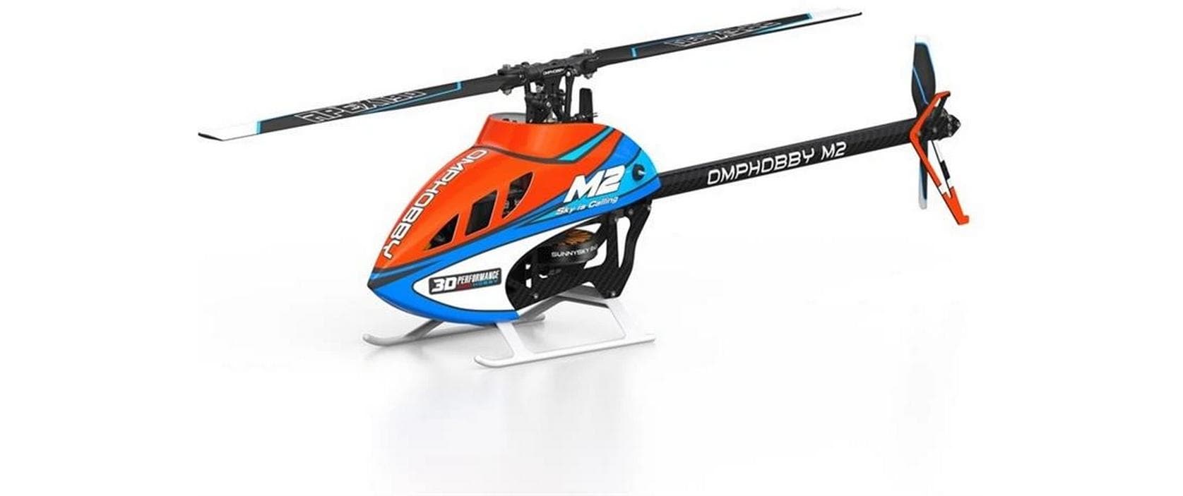 Helikopter 3D Heli M2 V3 Pro Cosmic Orange<br>3D Flybarless Mini-RC Helikopter mit OFS3 Stabilisierung und Bluetooth