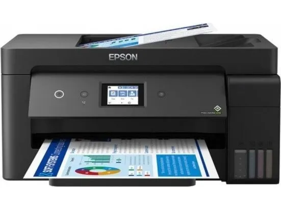 Epson EcoTank ET-15000 - Multifunktionsprinter - farve - blækprinter - A3/Ledger (297 x 432 mm) (original) - A3/Ledger (medie) - op til 11.5 spm (kopiering) - op til 17 spm (udskriver) - 270 ark - 33.6 Kbps - USB 2.0, LAN, Wi-Fi