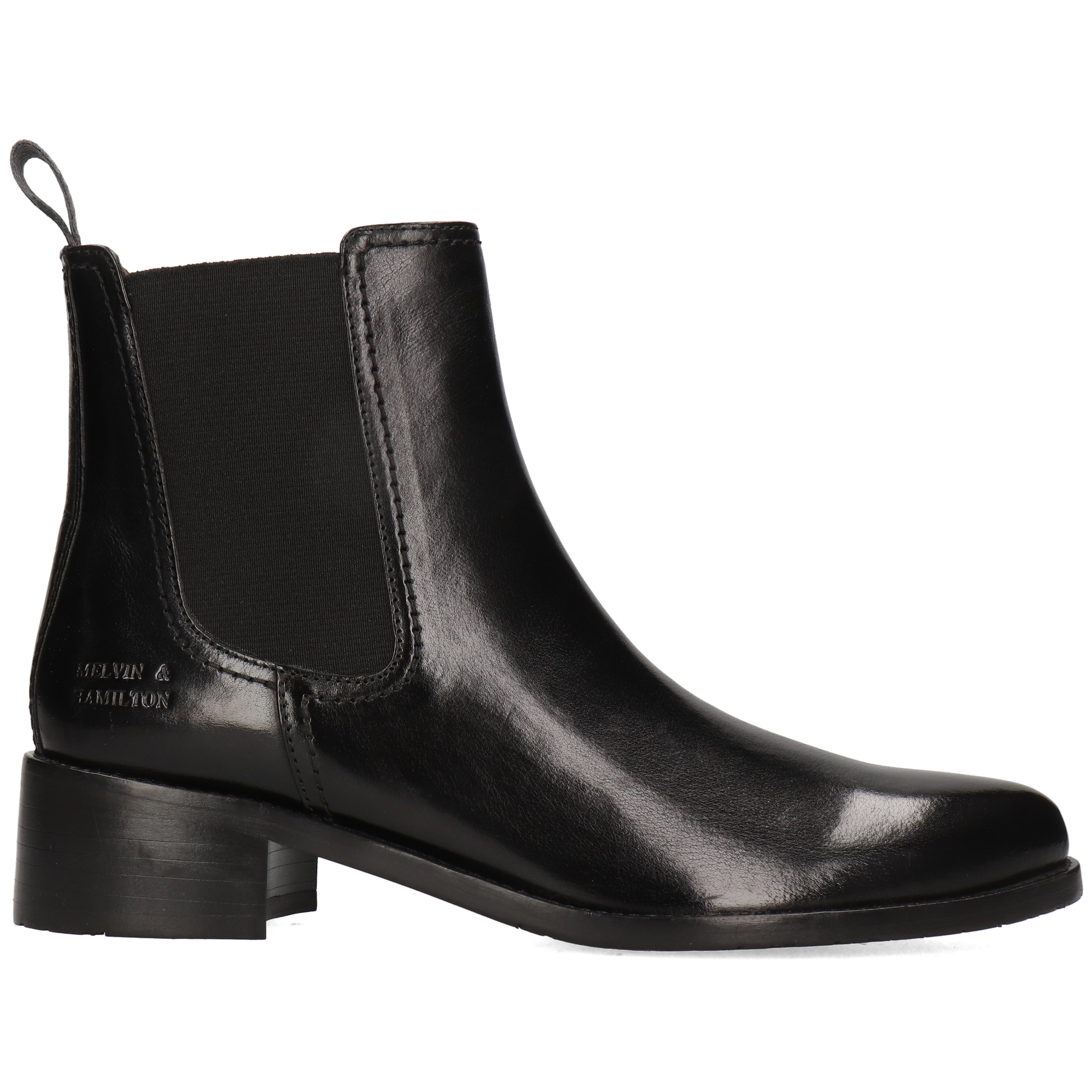 KAYA 1 - Bottes à talon bottier | Noir