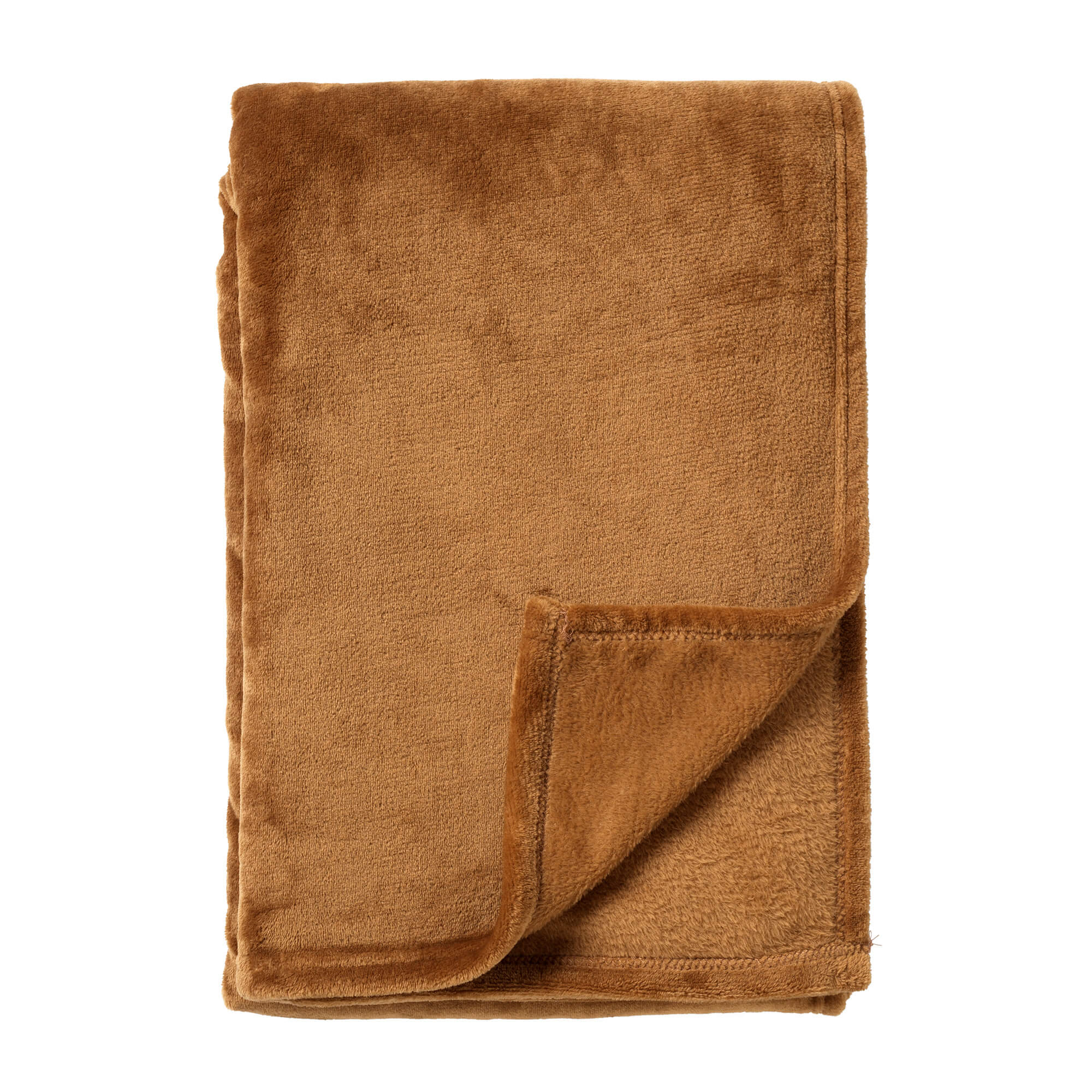 Dutch Decor plaid HARVEY - 150x200 cm Tobacco Brown