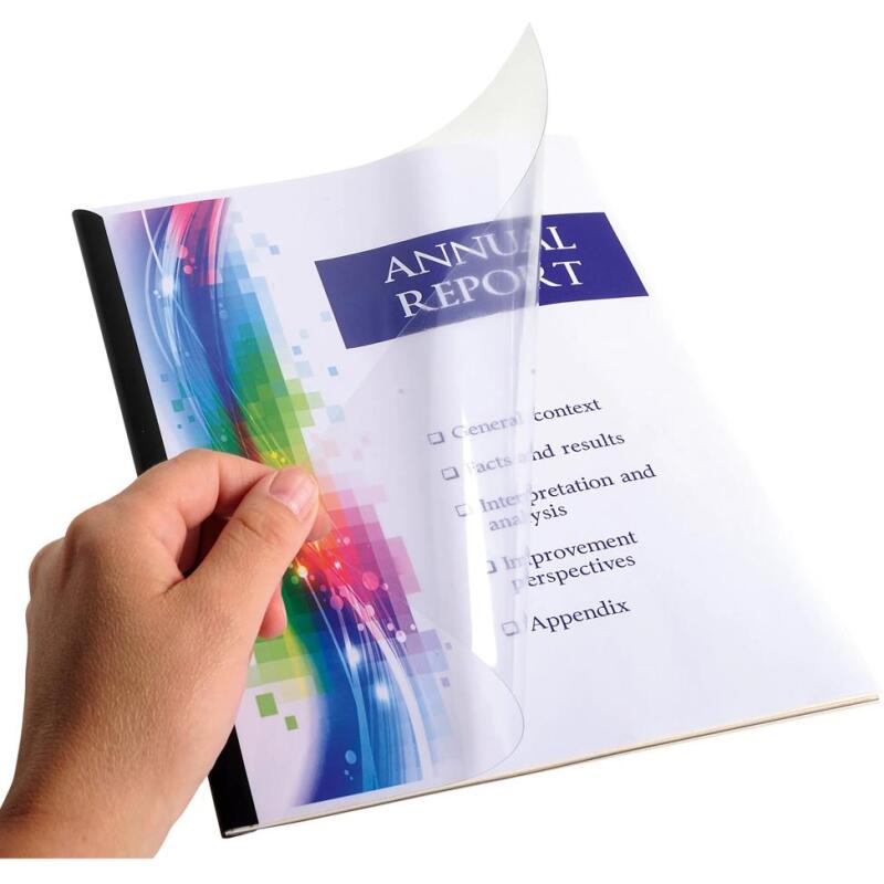 Kit de présentation Serodo pour relier jusqu'à 60 feuilles A4. - Bleu