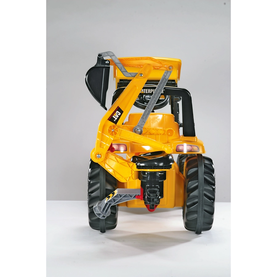 rolly®toys Kindertraktor rollyJunior CAT mit rollyJunior Lader und rollyBackhoe 813001