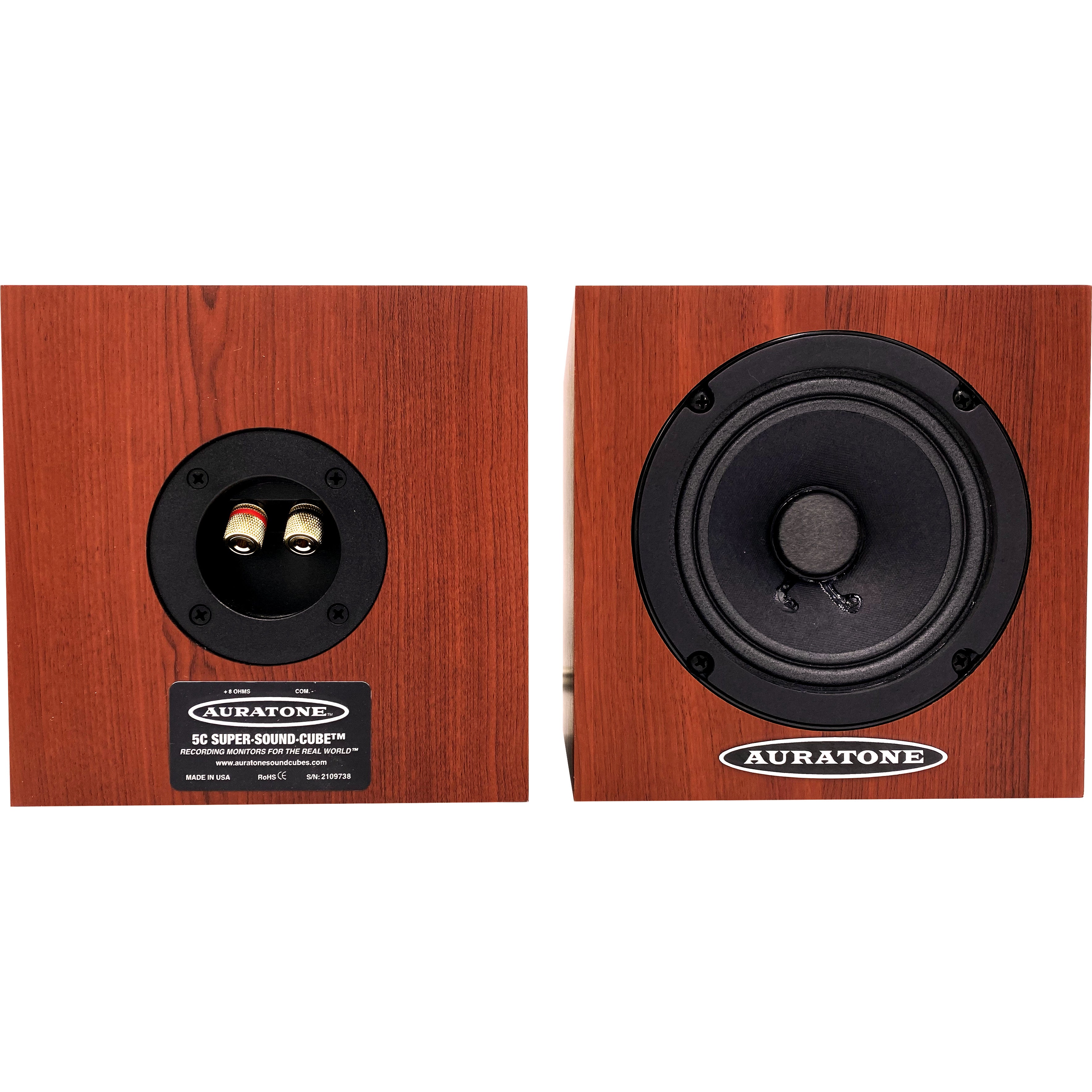 Auratone 5C Woodgrain Pair passieve studiomonitoren (set van 2)