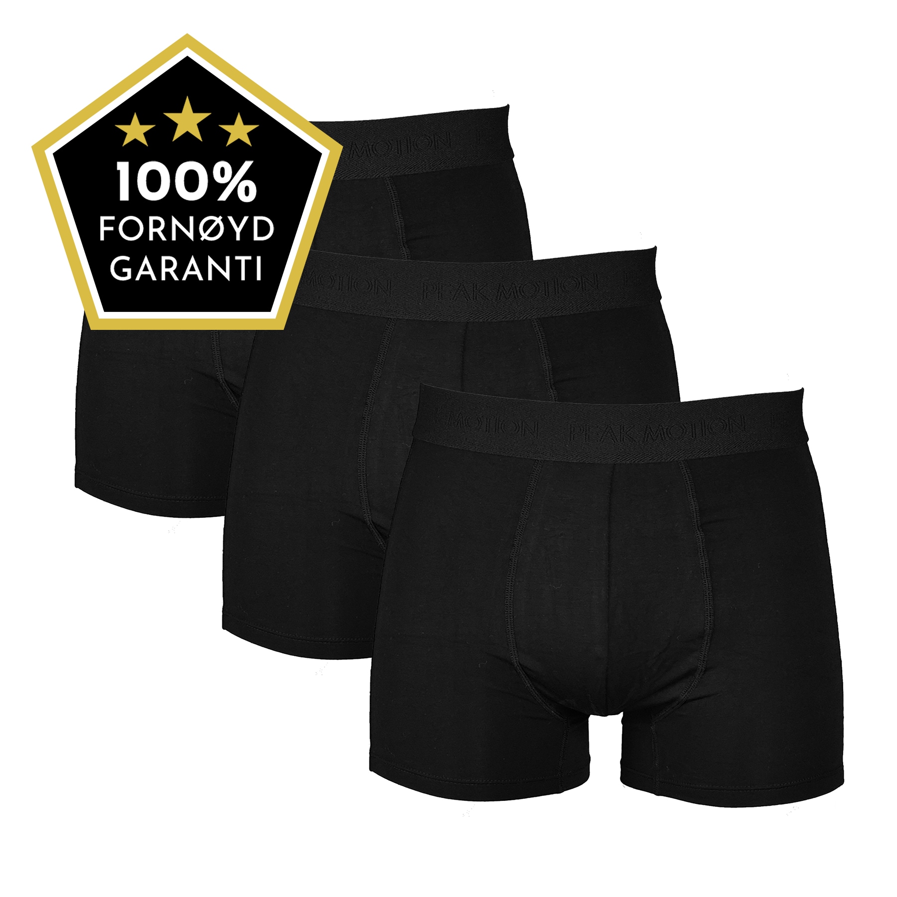 Peak Motion 3pk Supersoft Bamboo Boxer, Mens<br>Myk og komfortabel