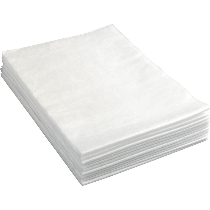 Gazes sèches pour support trapèze fibres polypropylène blanche - Sachet de 50