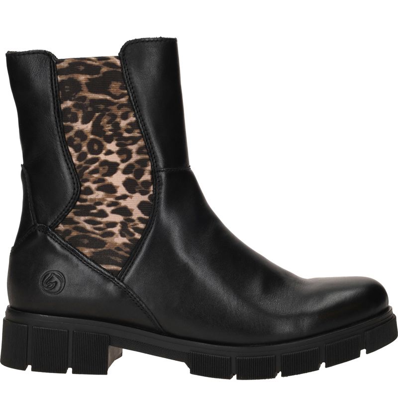 Remonte Chelseaboots Zwart Dames