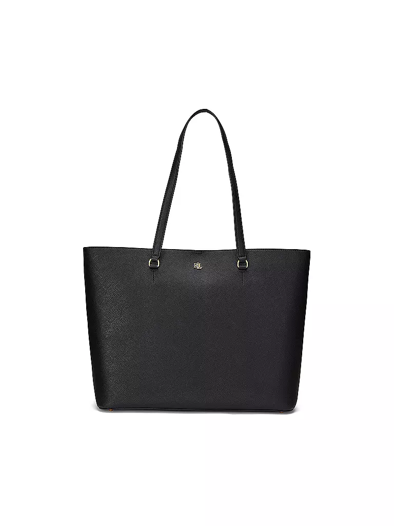 LAUREN RALPH LAUREN Ledertasche - Shopper KARLY TOTE Large schwarz
