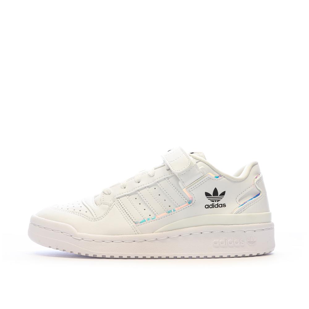Adidas Baskets Blanches Femme Adidas Forum Low