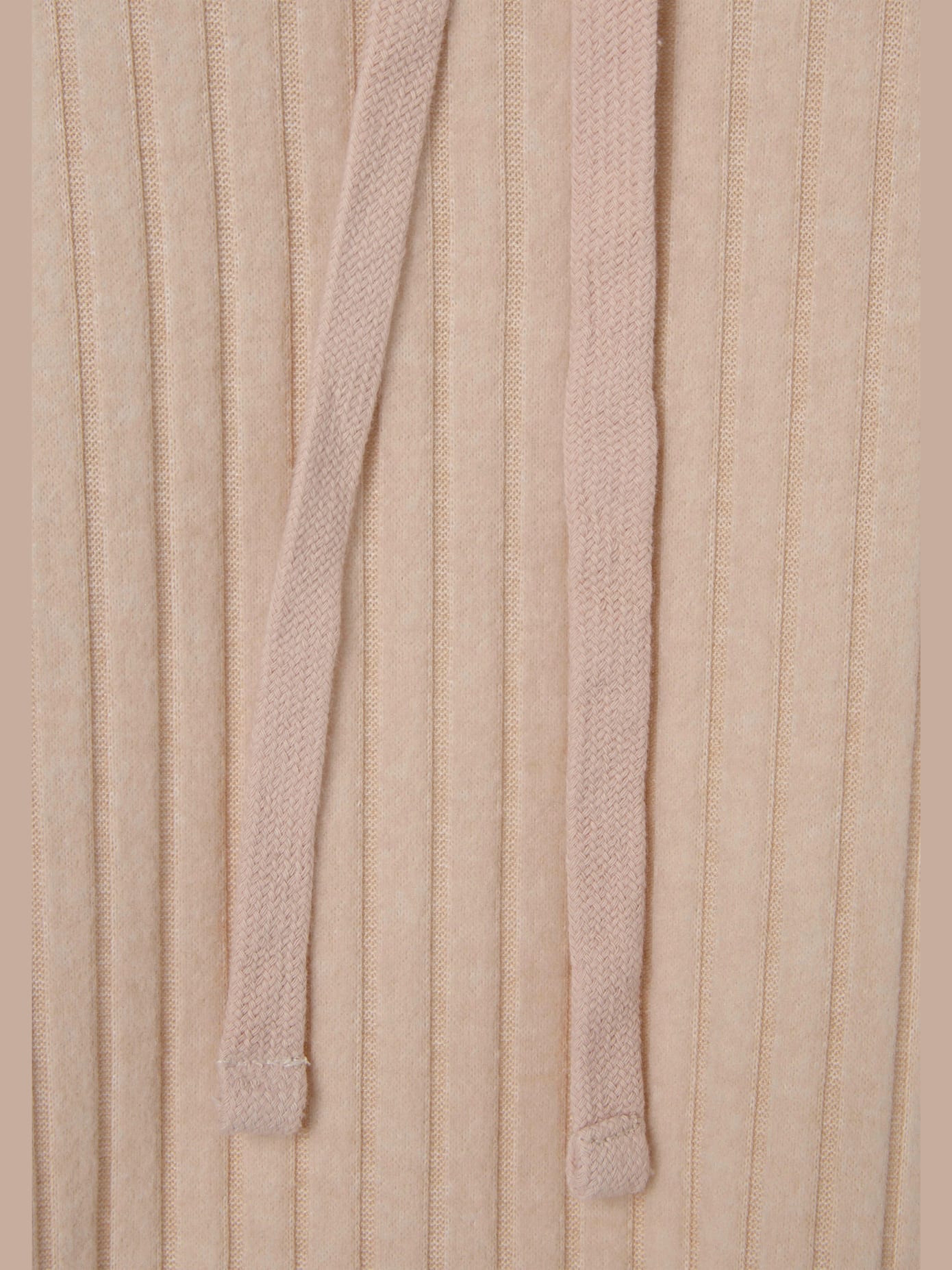 Sweatshirt côtelé à capuche