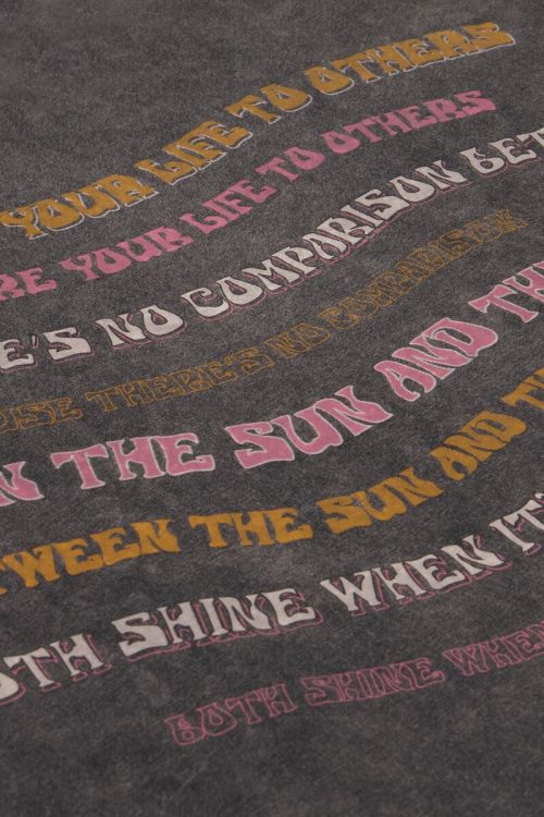 Grijs T-shirt sun en moon